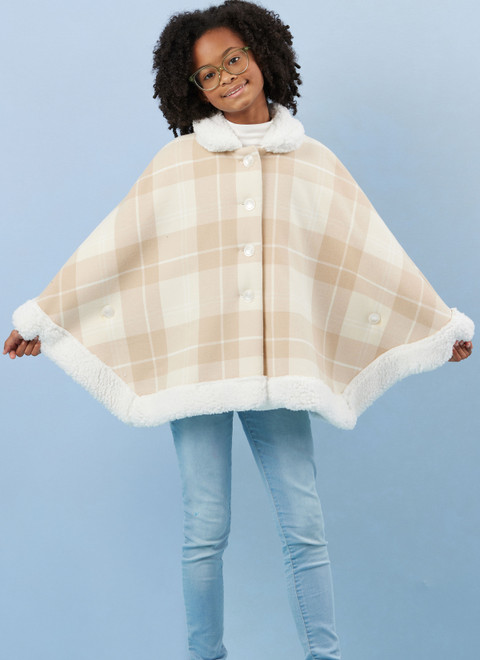 Simplicity S3043 | Simplicity Sewing Pattern Children's and Girls' Ponchos