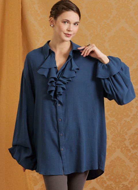 S3062 (PDF) | Simplicity Sewing Pattern Unisex Costume Shirts by