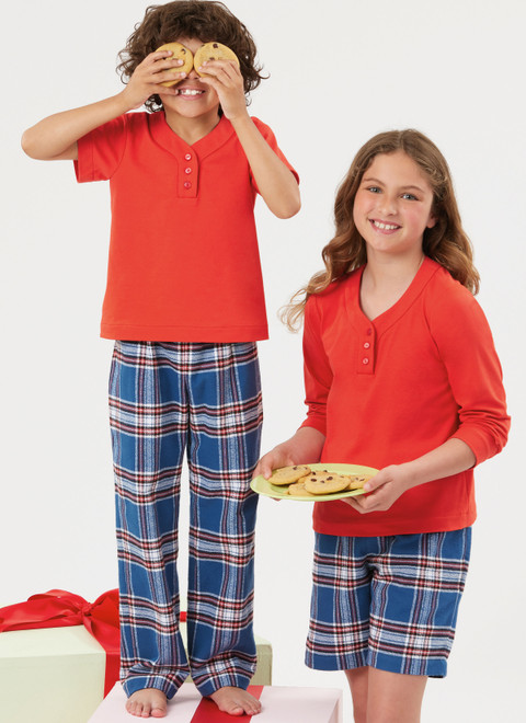 Simplicity S3041 | Simplicity Sewing Pattern Children's, Teens' and Adults' Lounge Shorts, Pants and Knit Top and Tunic