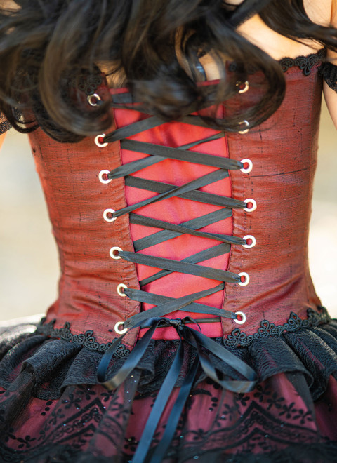 S3063 | Simplicity Sewing Pattern Misses' Corset and Skirt Costume