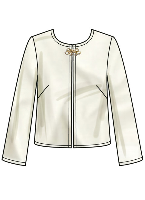 N6785 | New Look Sewing Pattern Misses' Dress and Coat Each In Two