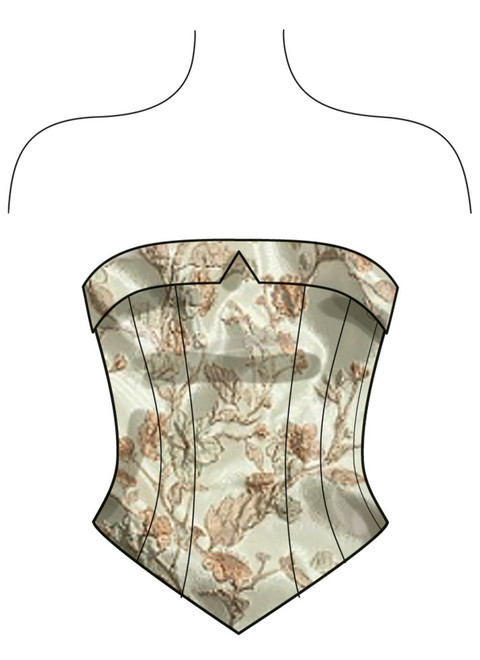 N6787 | New Look Sewing Pattern Juniors' Corsets, Pants and Skirt