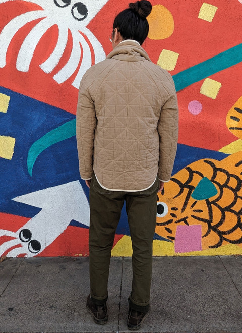 ME2097 (PDF) | Men's Jacket with Scarf by Donny Q | Know Me