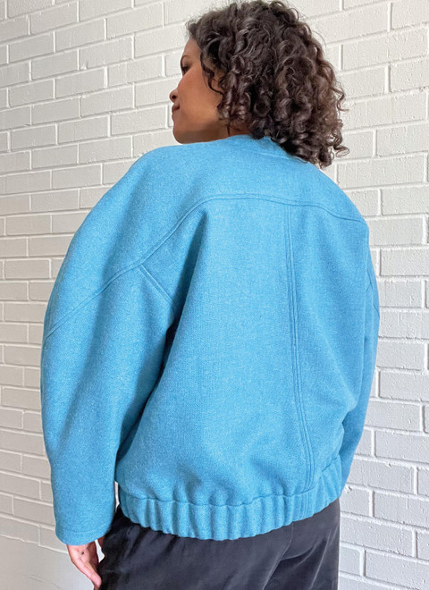 ジャケット・アウター kiyomi yumi ME2100 (PDF) | Misses' Bomber Jacket by Lydia Naomi | Know Me