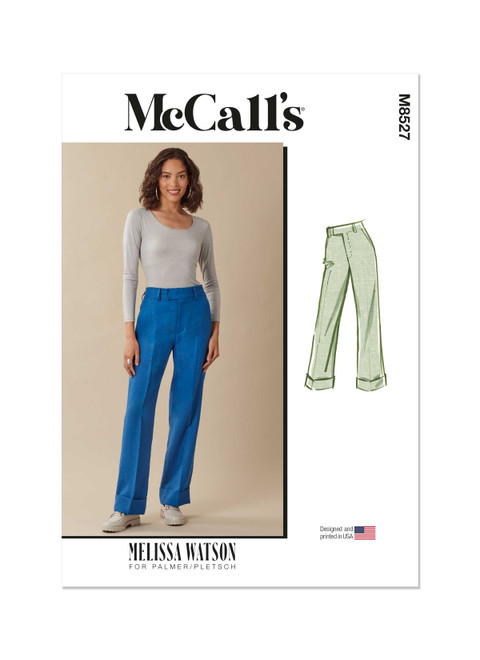 M8527 (PDF) | Misses' Pants by Melissa Watson for Palmer/Pletsch