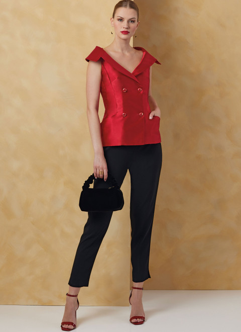 V2073 (PDF) | Misses' Jacket with Sleeve Variations | Vogue Patterns