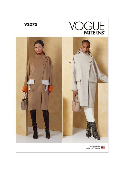 V2075 (PDF) | Misses' Coats | Vogue Patterns