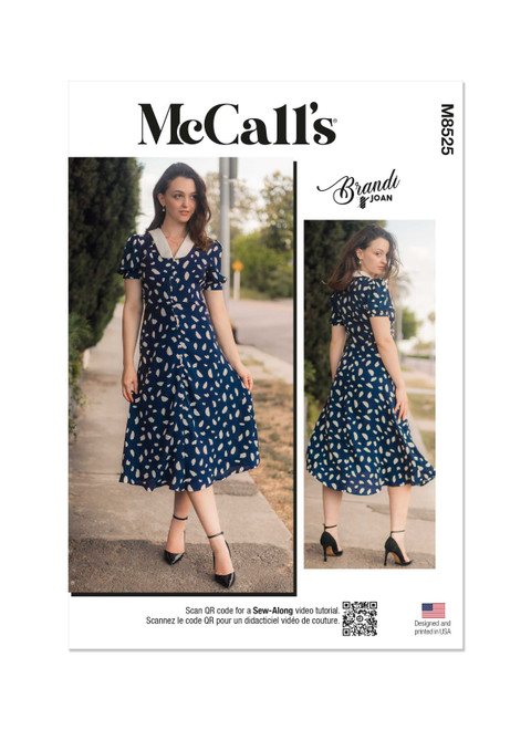 M8525 | Misses' Dress by Brandi Joan | McCall's