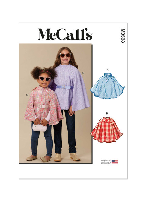 M8538 | Children's and Girls' Capes | McCall's