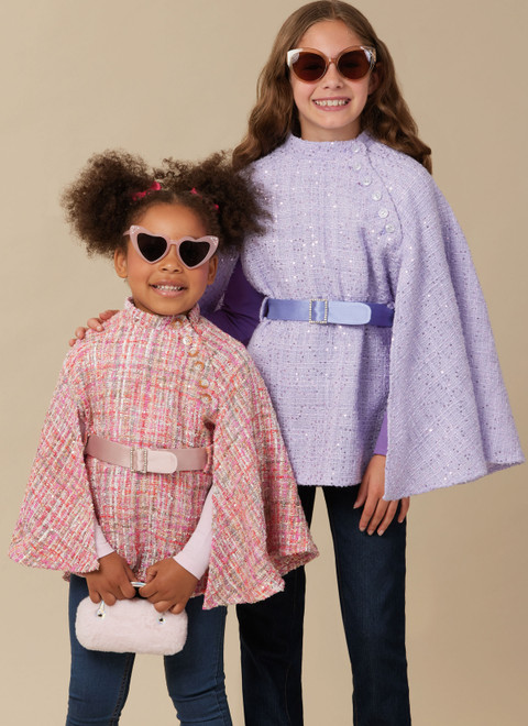 M8538 | Children's and Girls' Capes | McCall's