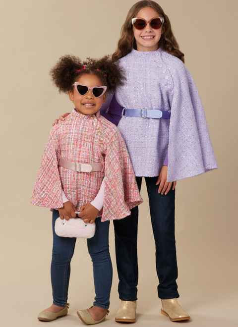 M8538 | Children's and Girls' Capes | McCall's