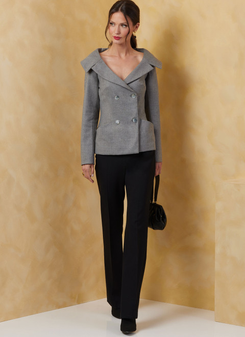 V2073 | Misses' Jacket with Sleeve Variations | Vogue Patterns