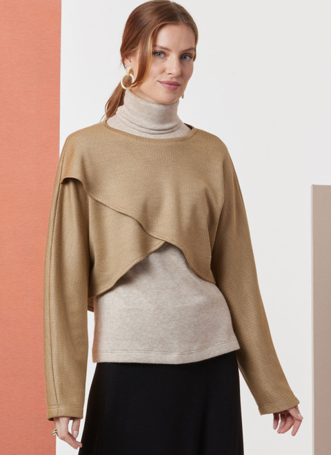 B7013 | Misses' Knit Tops, Skirt, and Pants | Butterick