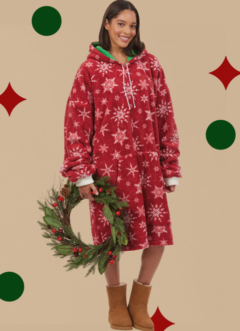 S9456 (PDF) | Simplicity Sewing Pattern Unisex Oversized Hoodies