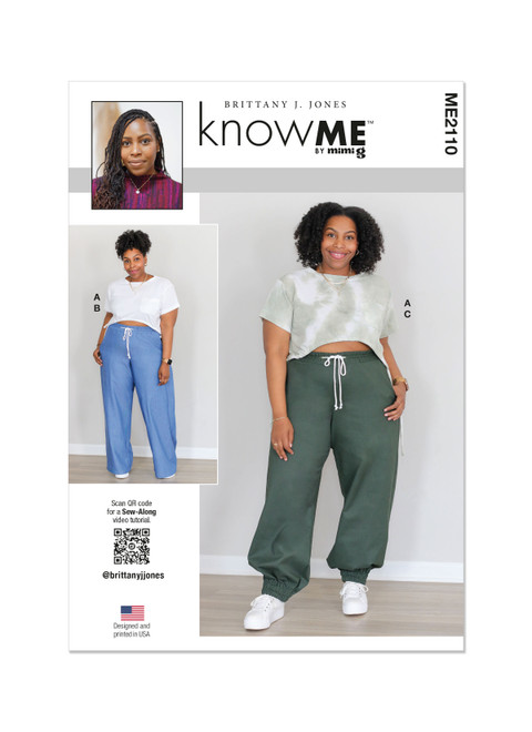 ME2110 (PDF)| Know Me Sewing Pattern Misses' and Women's Knit Top