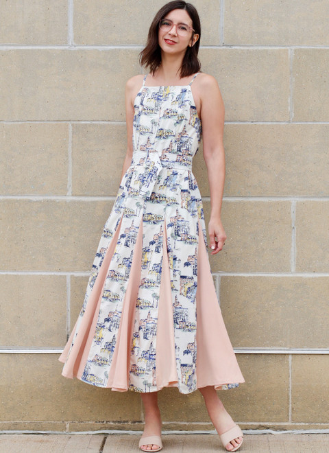 ME2112 (PDF)| Know Me Sewing Pattern Misses' Dress in Two Lengths