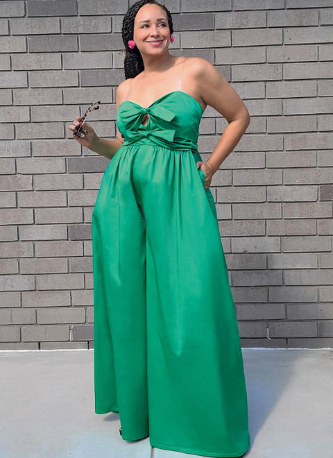 ME2116 (PDF)| Know Me Sewing Pattern Misses' Dress and Jumpsuit by