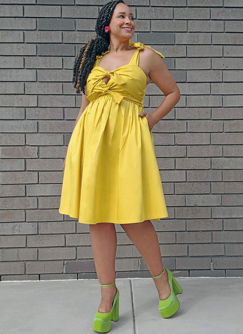 ME2116 (PDF)| Know Me Sewing Pattern Misses' Dress and Jumpsuit by