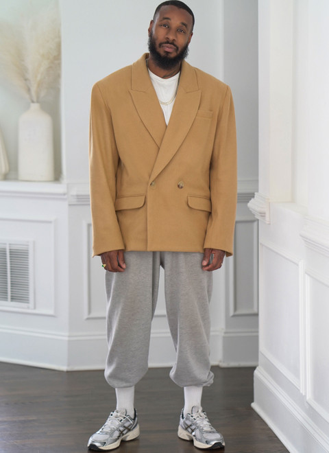 ME2118 | Know Me Sewing Pattern Men's Jacket by Norris Dánta Ford