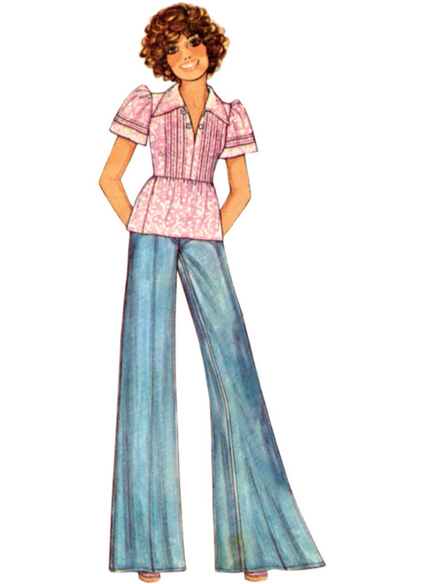 M8569 | McCall's Sewing Pattern 1970s Misses' Dress with Sleeve