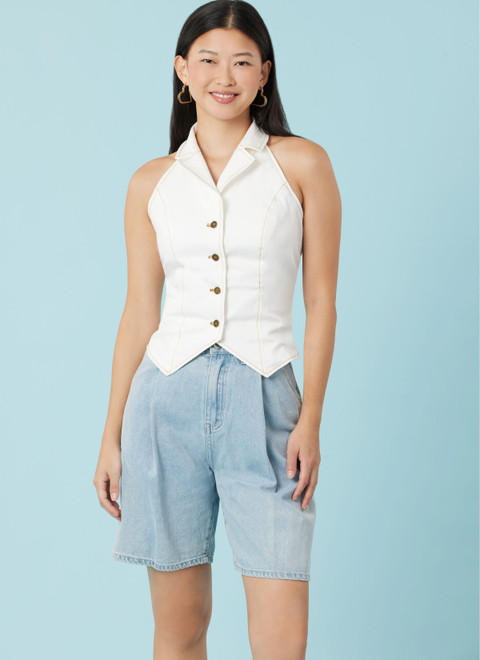 S3067 (PDF) | Simplicity Sewing Pattern Misses' Tops | Simplicity