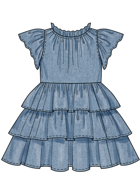 S3078 (PDF) | Simplicity Sewing Pattern Children's Dresses