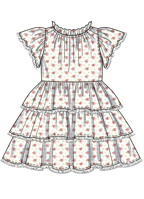 S3078 (PDF) | Simplicity Sewing Pattern Children's Dresses