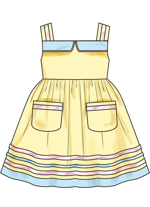 Simplicity S3080 | Simplicity Sewing Pattern Toddlers' Dresses
