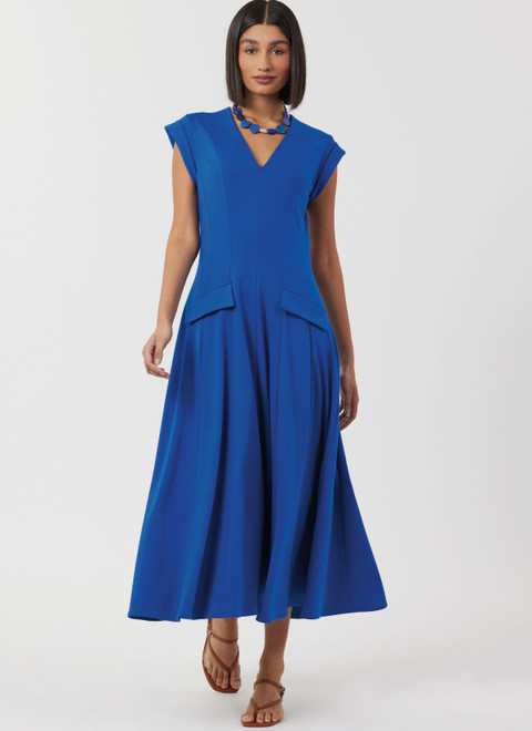 Simplicity S3097 | Simplicity Sewing Pattern Misses' Dress with Length and Sleeve Variations