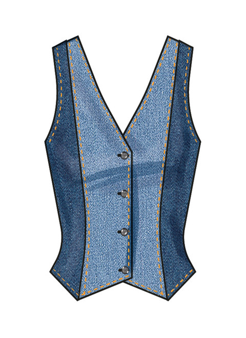 S3067 | Simplicity Sewing Pattern Misses' Tops | Simplicity