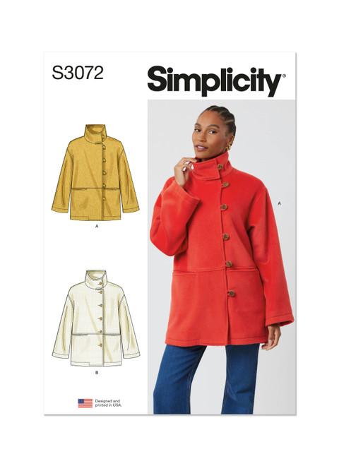 S3072 | Simplicity Sewing Pattern Misses' Jackets | Simplicity