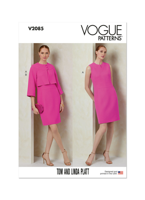 V2085 | Vogue Patterns Misses' and Miss Petite Dress and Jacket by