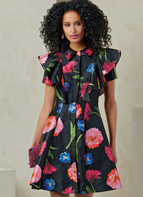 V2087 | Vogue Patterns Misses' Dress with Sleeve and Length
