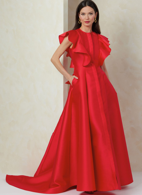 V2087 | Vogue Patterns Misses' Dress with Sleeve and Length