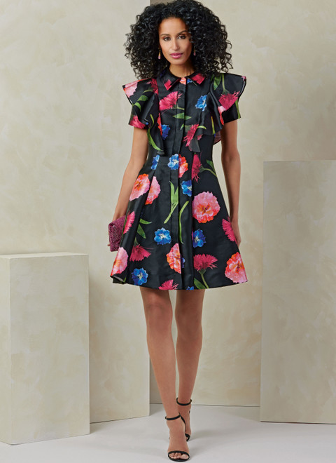 V2087 | Vogue Patterns Misses' Dress with Sleeve and Length