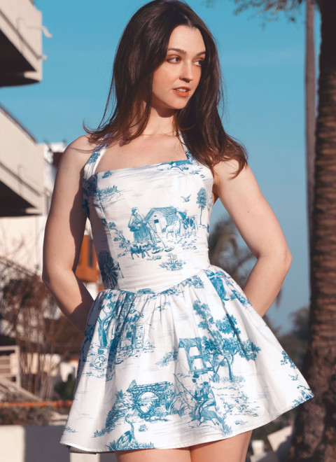 M8578 (PDF) | McCall's Sewing Pattern Misses' Dress by Brandi Joan