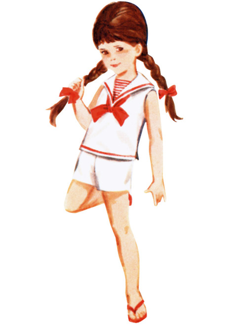 B7054 (PDF) | Butterick Sewing Pattern 1960s Children's