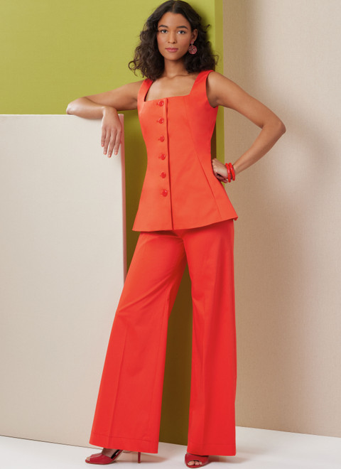 Butterick B7046 | Butterick Sewing Pattern Misses' and Women's Top and Pants