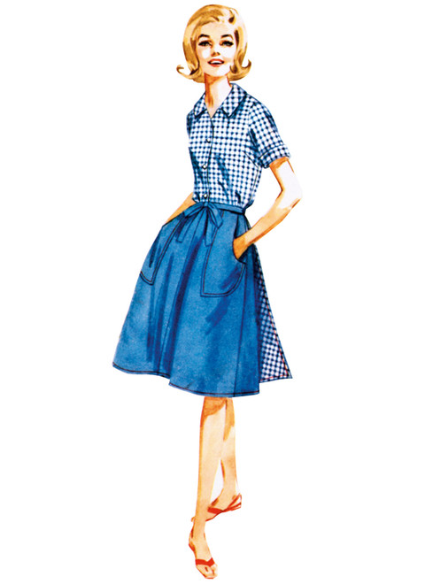 Butterick B7053 | Butterick Sewing Pattern 1960s Misses' Jumper, Skirt, Shorts and Blouse Butterick B7053 | Butterick Sewing Pattern 1960s Misses' Jumper, Skirt, Shorts and Blouse