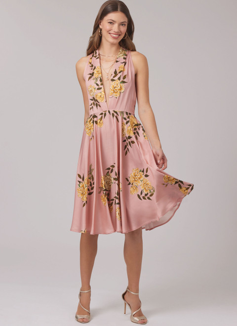 N6797 | New Look Sewing Pattern Misses' Dress in Two Lengths | New