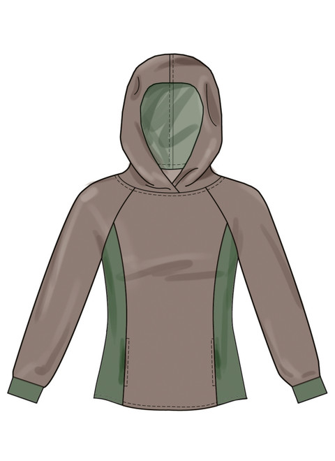 N6806 | New Look Sewing Pattern Unisex Hoodies | New Look