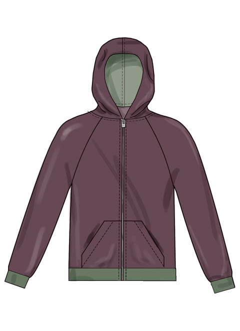 N6806 | New Look Sewing Pattern Unisex Hoodies | New Look