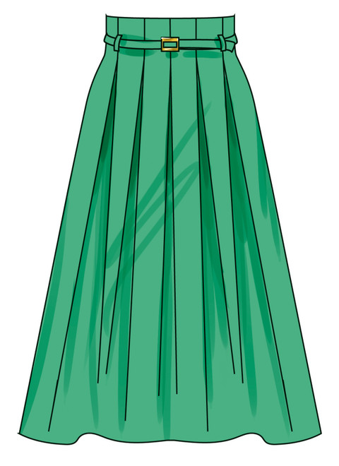 【PARTIMENTO】 3WAY TRANSFORM PLEATED SKIRT /追跡付 S3139 (PDF) | Simplicity Sewing Pattern Misses' Pleated