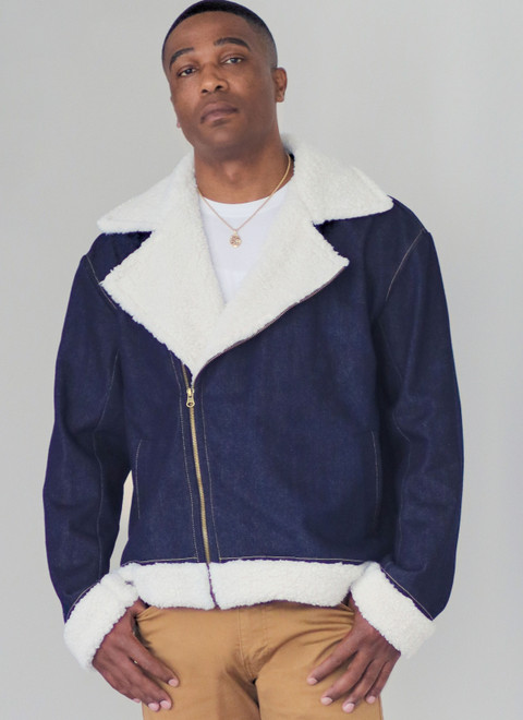 ME2132 (PDF) | Know Me Sewing Pattern Unisex Motorcycle Jacket by