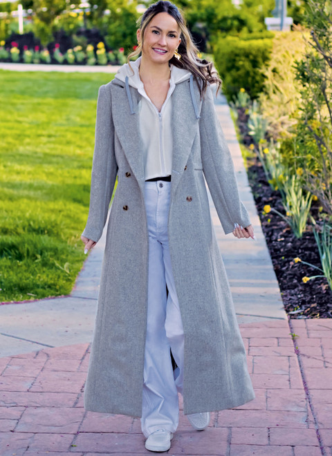 Know Me ME2139 | Know Me Sewing Pattern Misses' Coat and Hoodie Insert by the Stitch Fitz