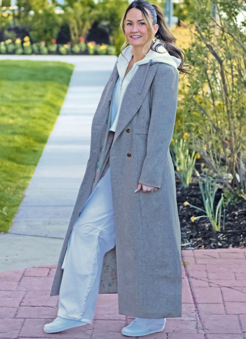 Know Me ME2139 | Know Me Sewing Pattern Misses' Coat and Hoodie Insert by the Stitch Fitz