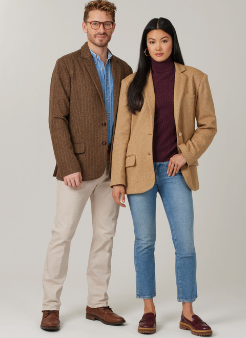 McCall's M8614 | McCall's Sewing Pattern Unisex Blazer
