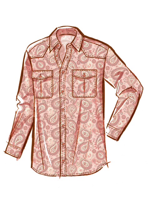 McCall's M8615 | McCall's Sewing Pattern Unisex Shirts