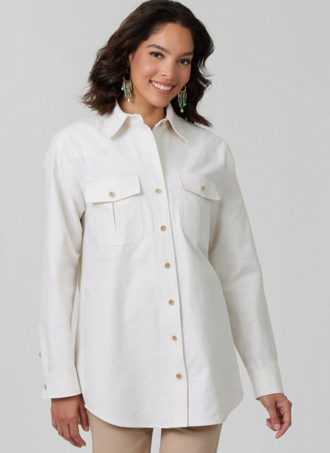 McCall's M8615 | McCall's Sewing Pattern Unisex Shirts