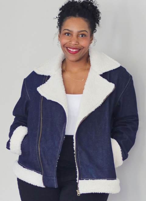 ME2132 | Know Me Sewing Pattern Unisex Motorcycle Jacket by